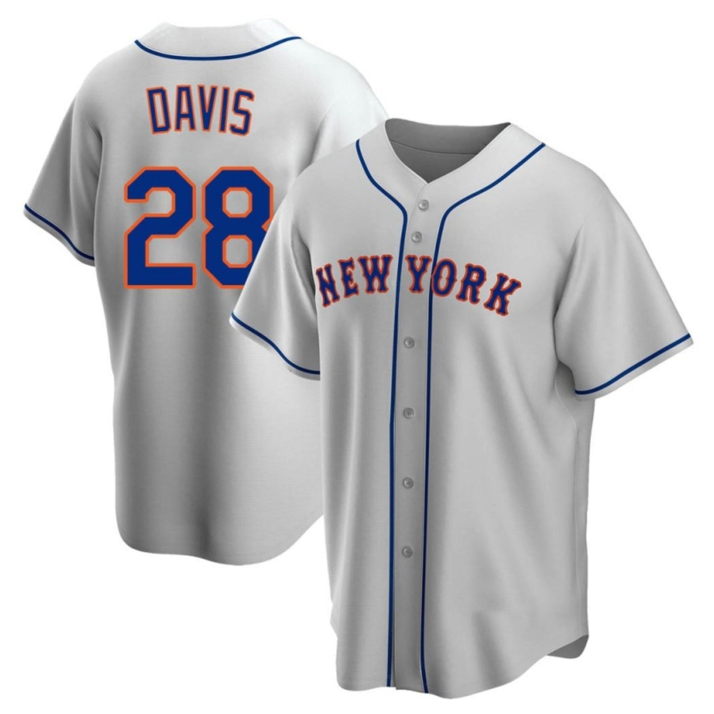 MLB J.D. Davis New York Mets 28 Jersey