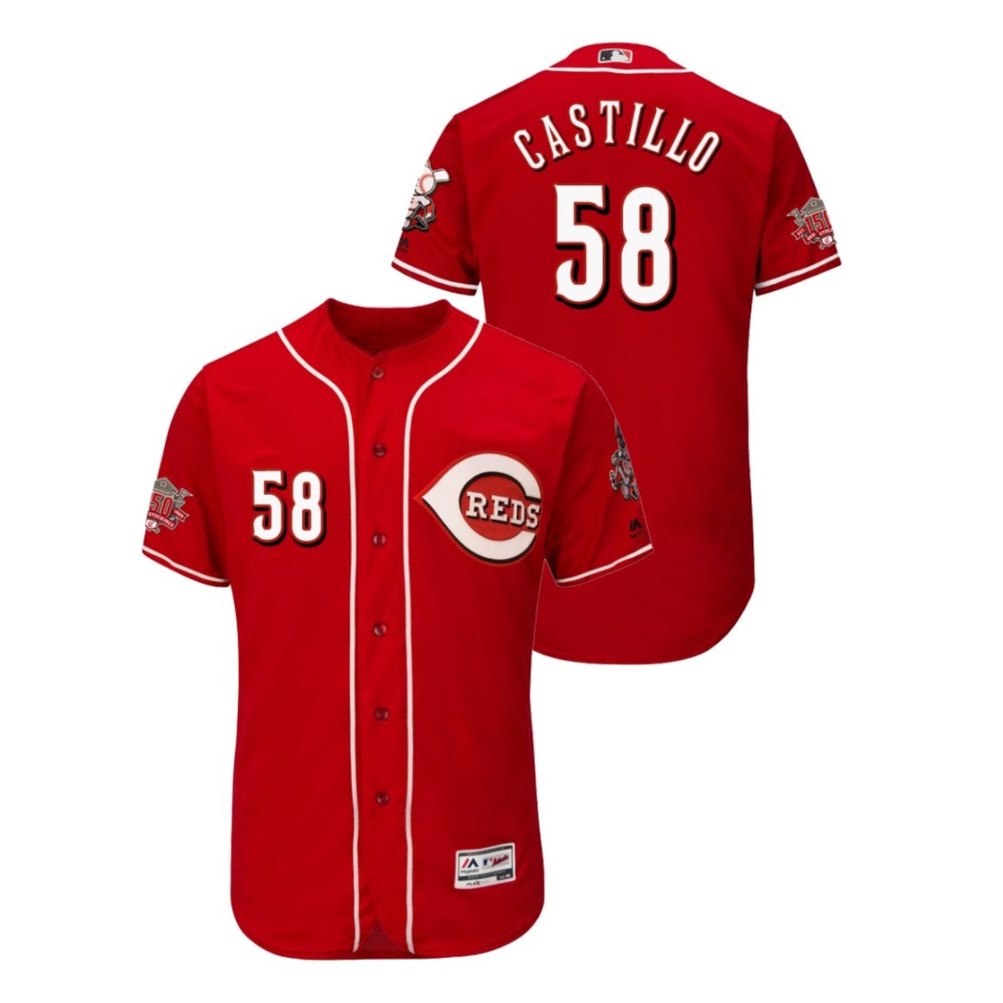 MLB Luis Castillo Cincinnati Reds 58 Jersey