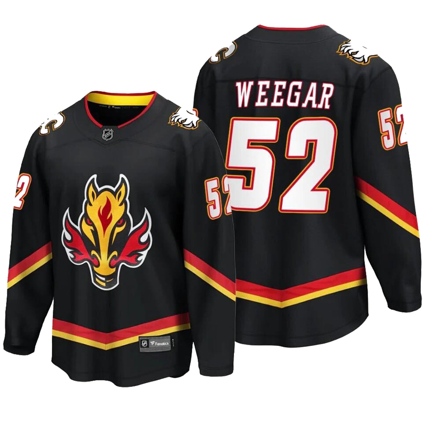 NHL MacKenzie Weegar Calgary Flames 52 Jersey