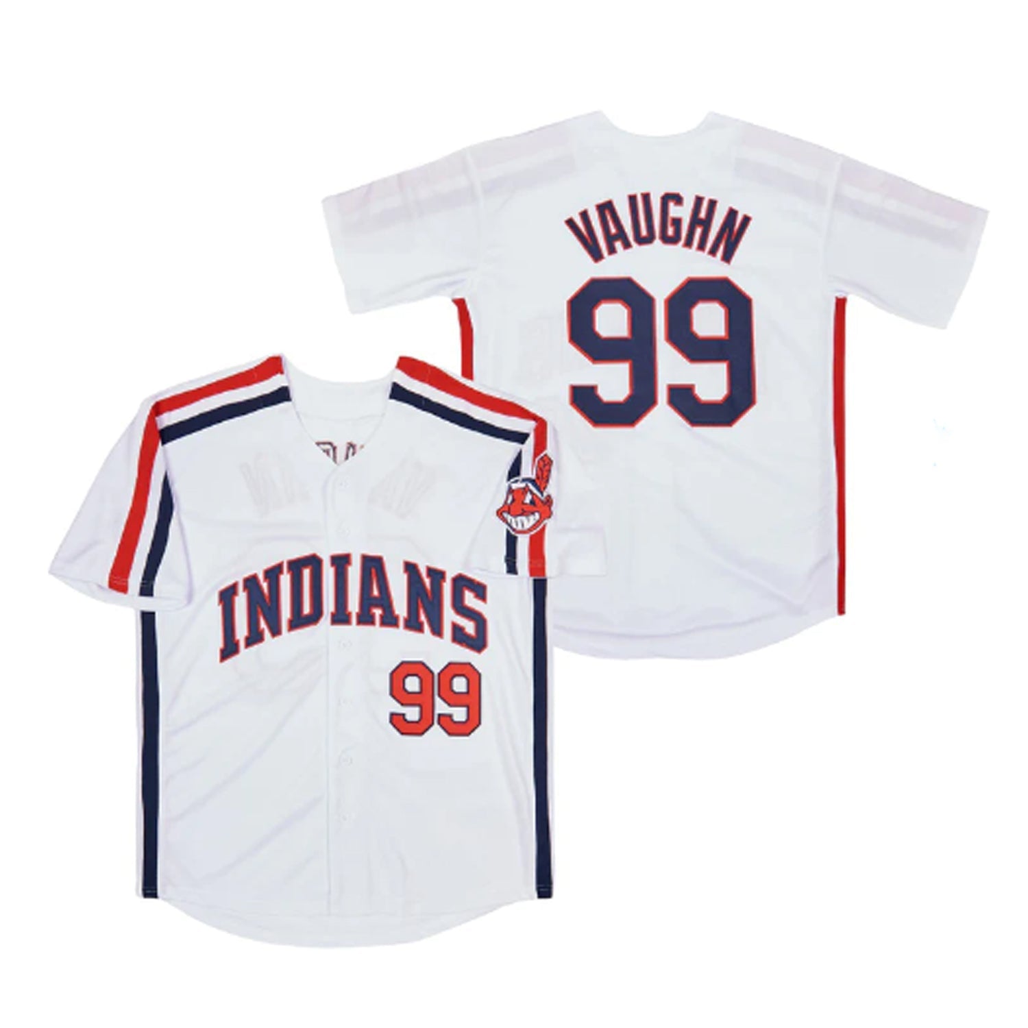 Major League Ricky Wild Thing Vaughn Indians 99 Jersey The Jersey King