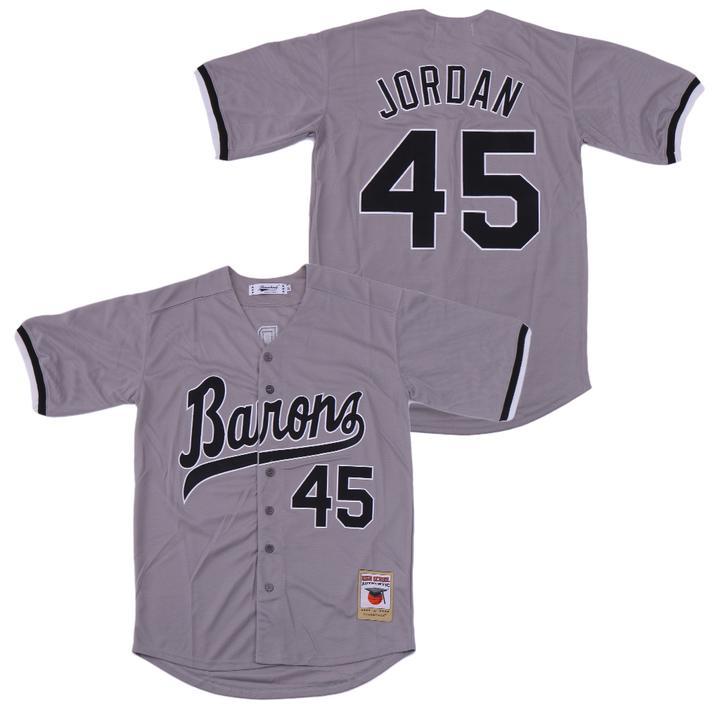 Michael Jordan Birmingham Barons 45 Jersey