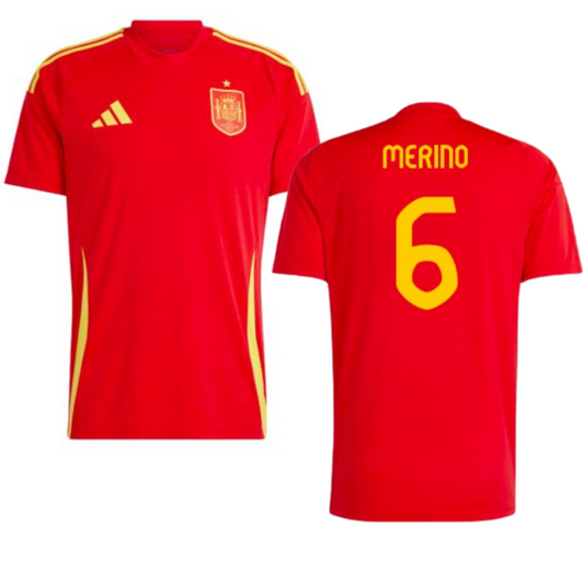 Mikel Merino Spain 6 Jersey