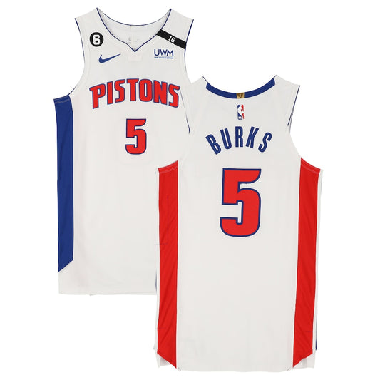 NBA Alec Burks Detriot Pistons 5 Jersey