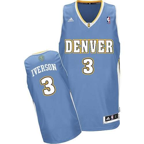 NBA Allen Iverson Denver Nuggets 3 Jersey