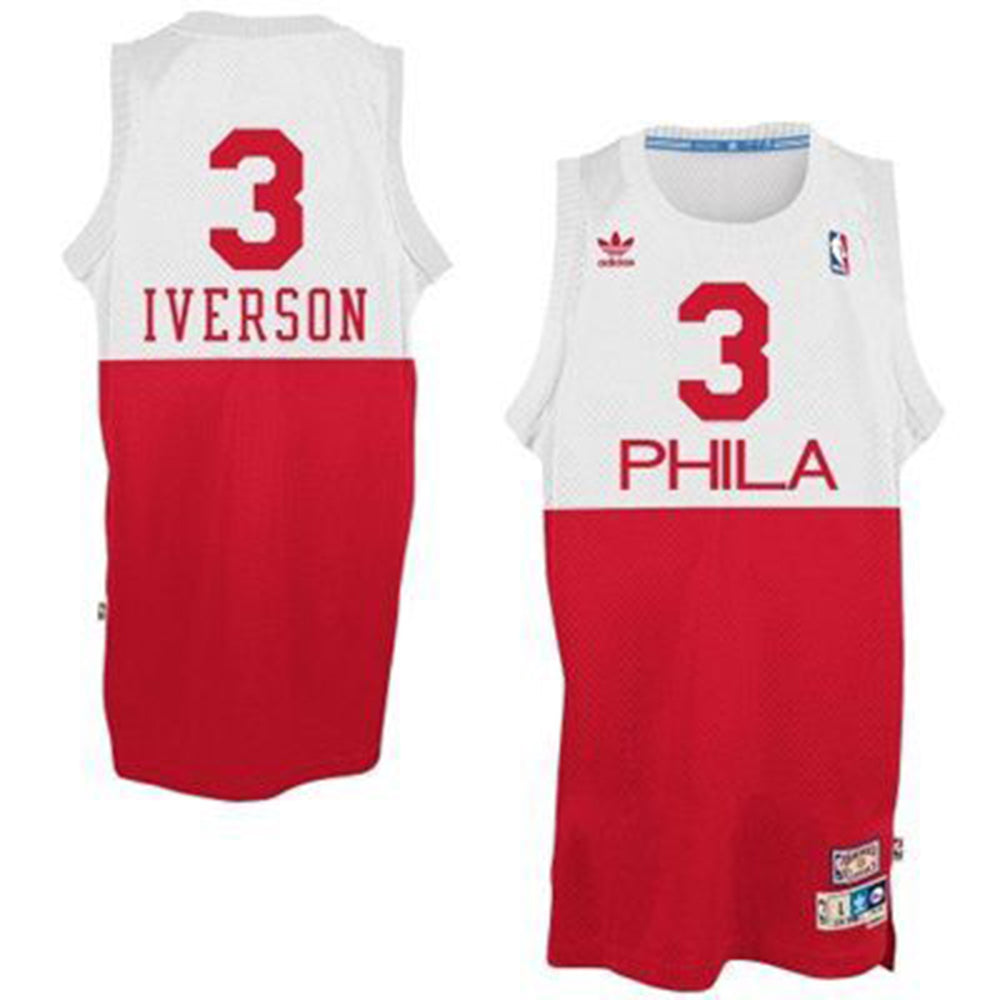 NBA Allen Iverson Philadelphia Sixers 3 Retro Jersey