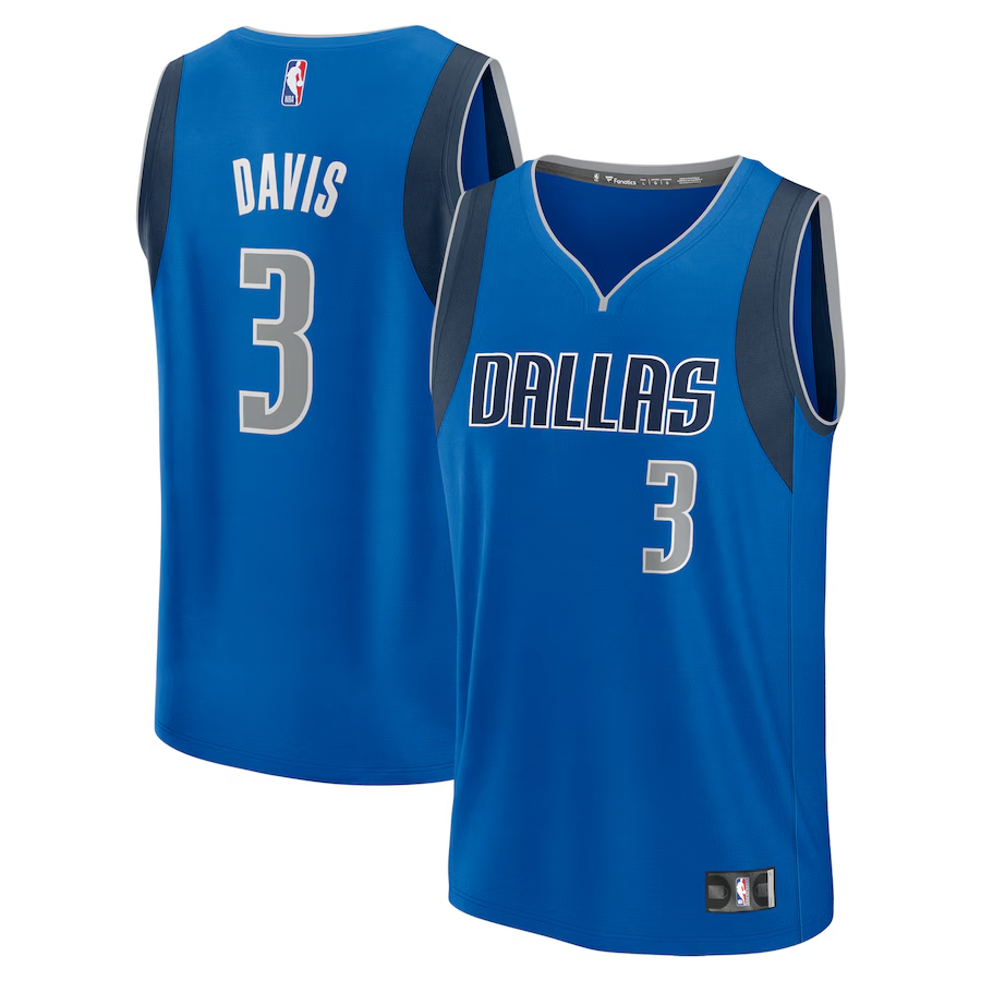 NBA Anthony Davis Dallas Mavericks 3 jersey