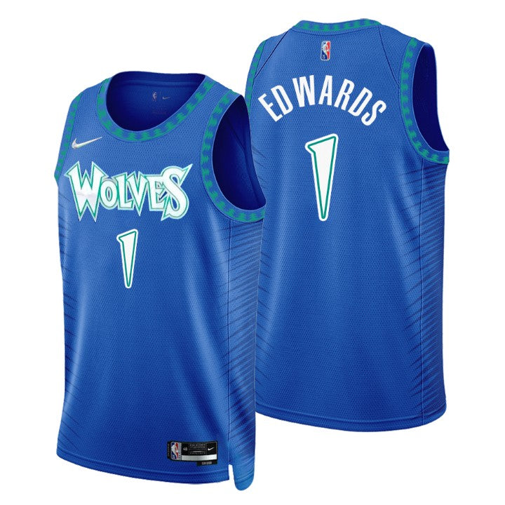 NBA Anthony Edwards Minnesota Timberwolves 1 Jersey