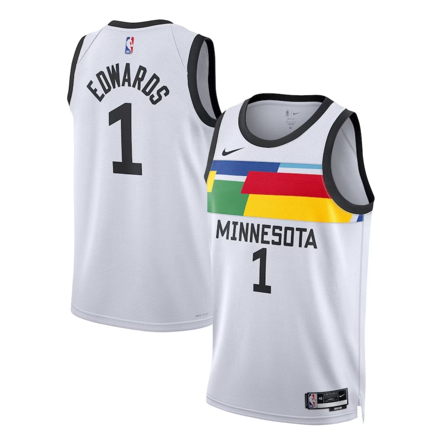 NBA Anthony Edwards Minnesota Timberwolves 1 Jersey