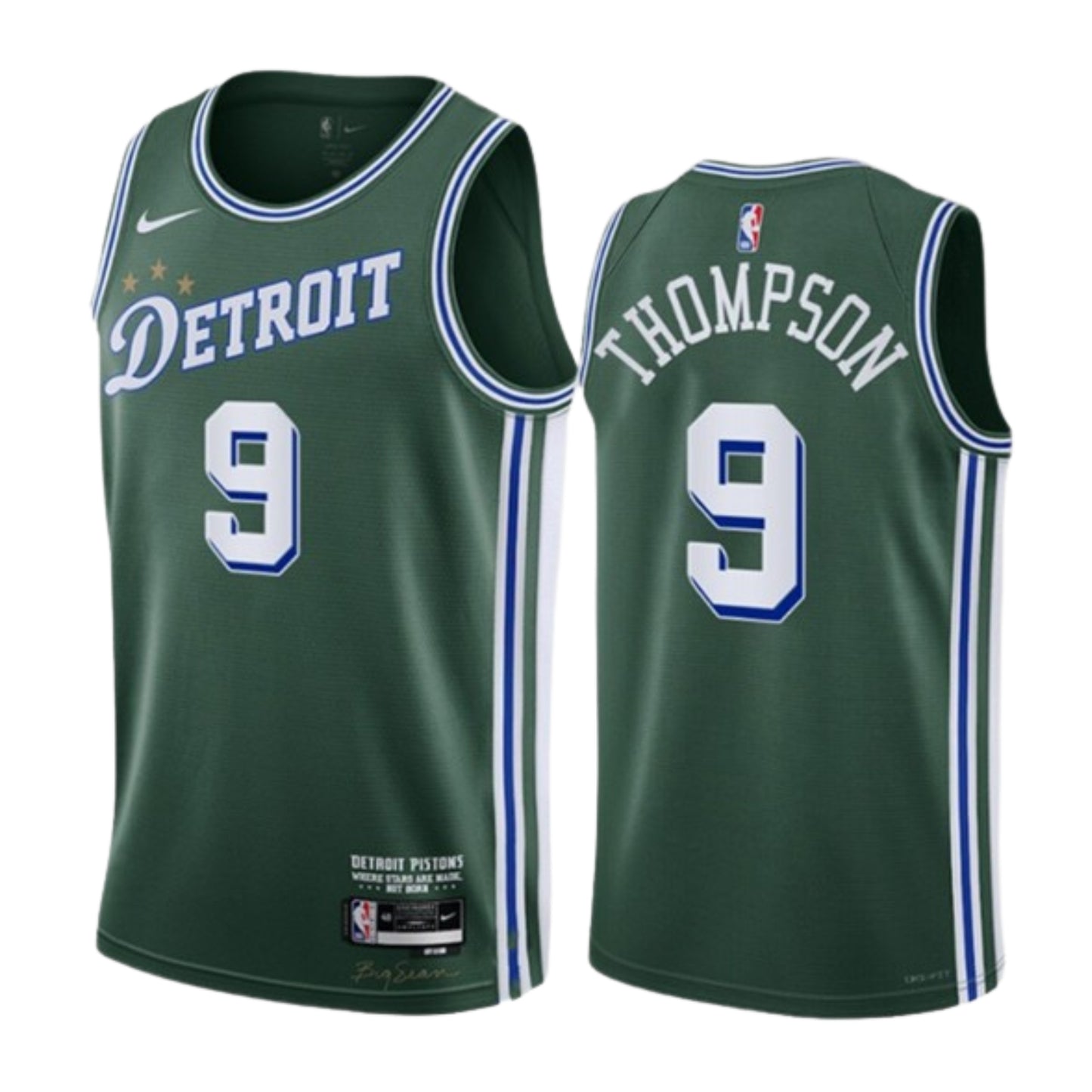 NBA Ausur Thompson Detriot Pistons 9 Jersey