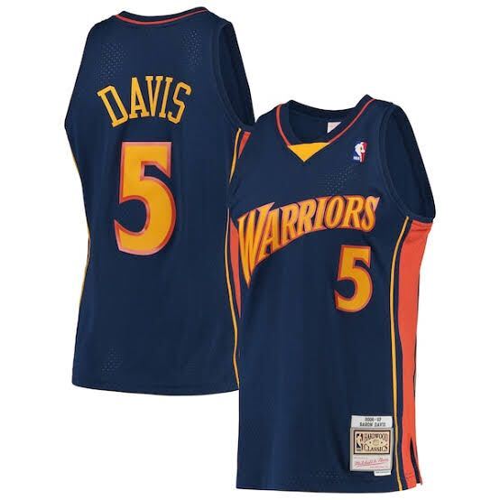 NBA Baron Davis Golden State Warriors 5 Jersey