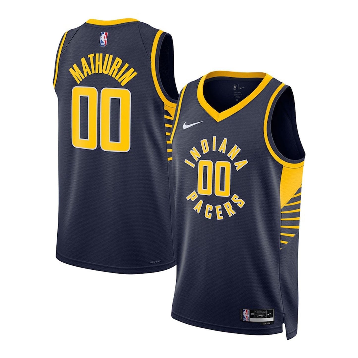 NBA Bennedict Mathurin Indiana Pacers 00 Jersey