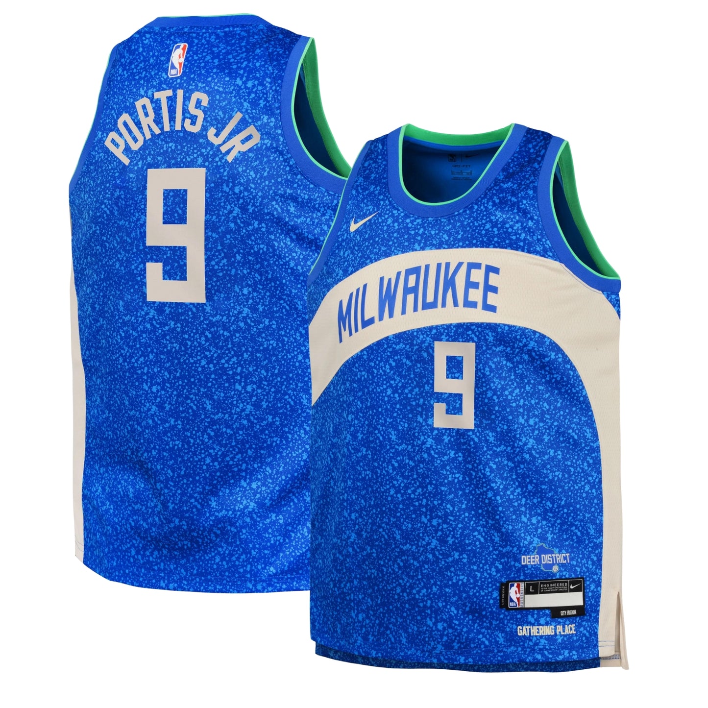 NBA Bobby Portis Jr Milwaukee Bucks 9 Jersey