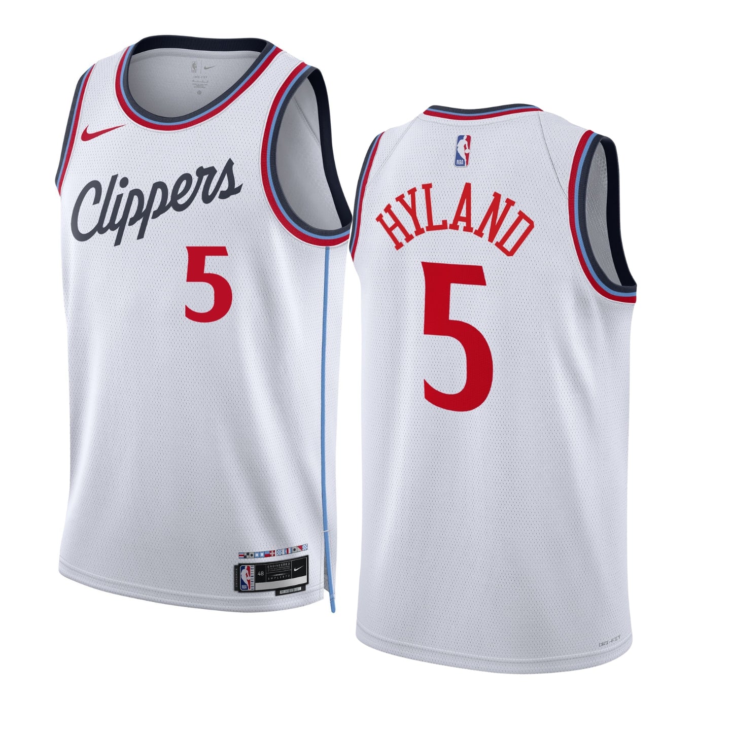 NBA Bones Hyland Los Angeles Clippers 5 Jersey