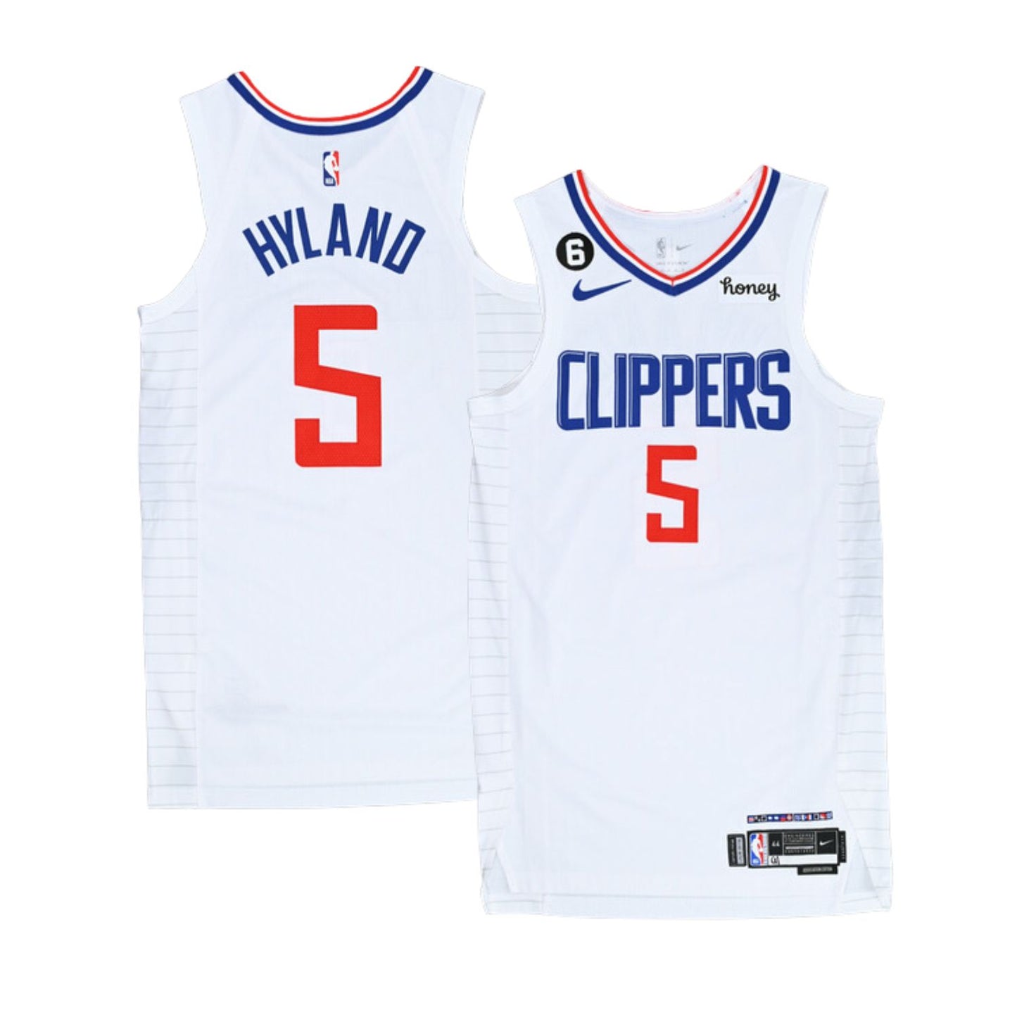 NBA Bones Hyland Los Angeles Clippers 5 Jersey