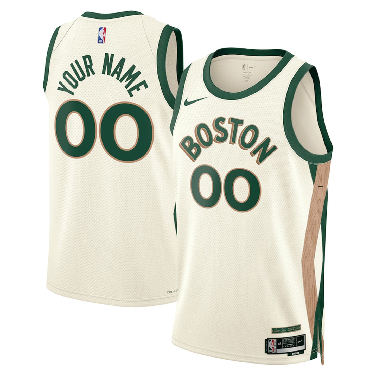 NBA Boston Celtics Blank Custom Jersey