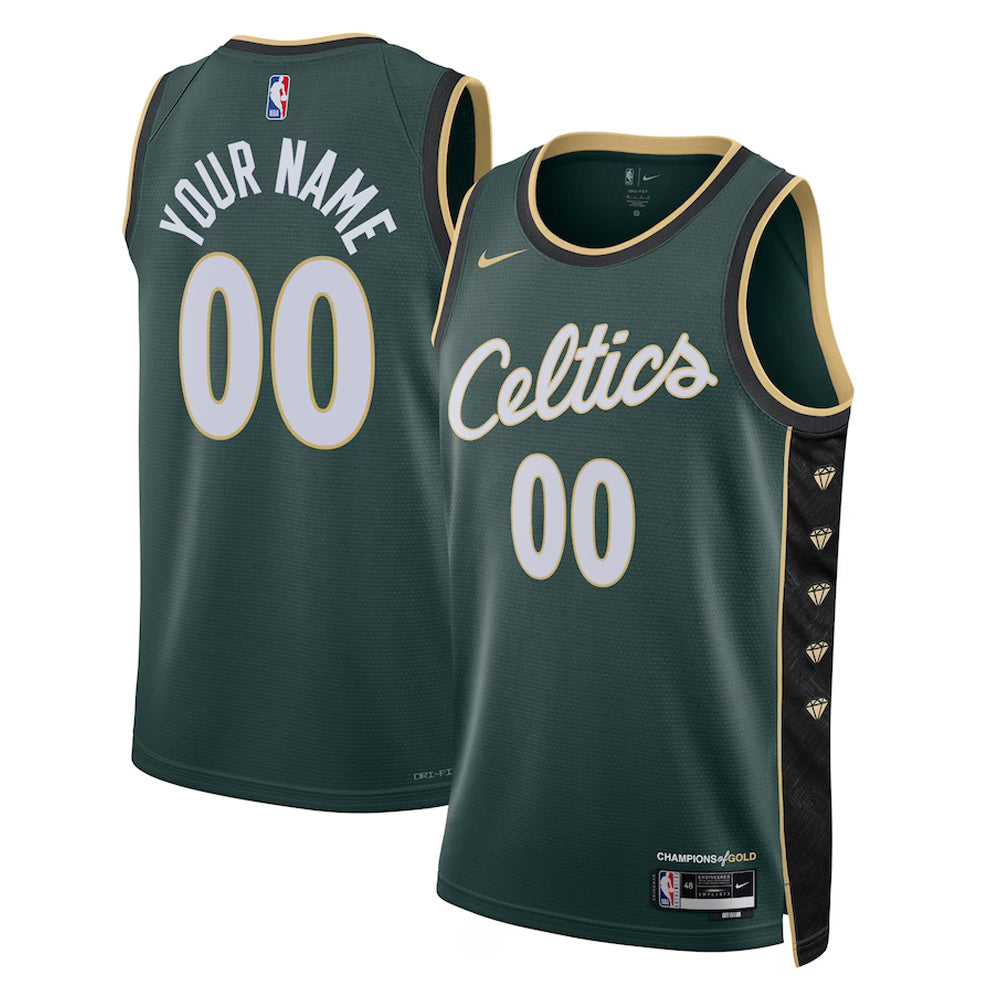 NBA Boston Celtics Blank Custom Jersey