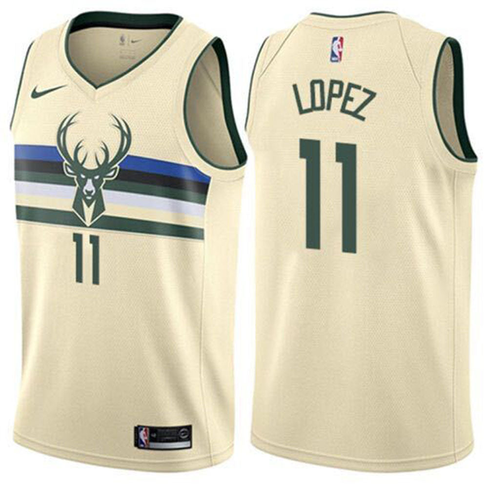 NBA Brook Lopez Milwaukee Bucks 11 Jersey The Jersey King