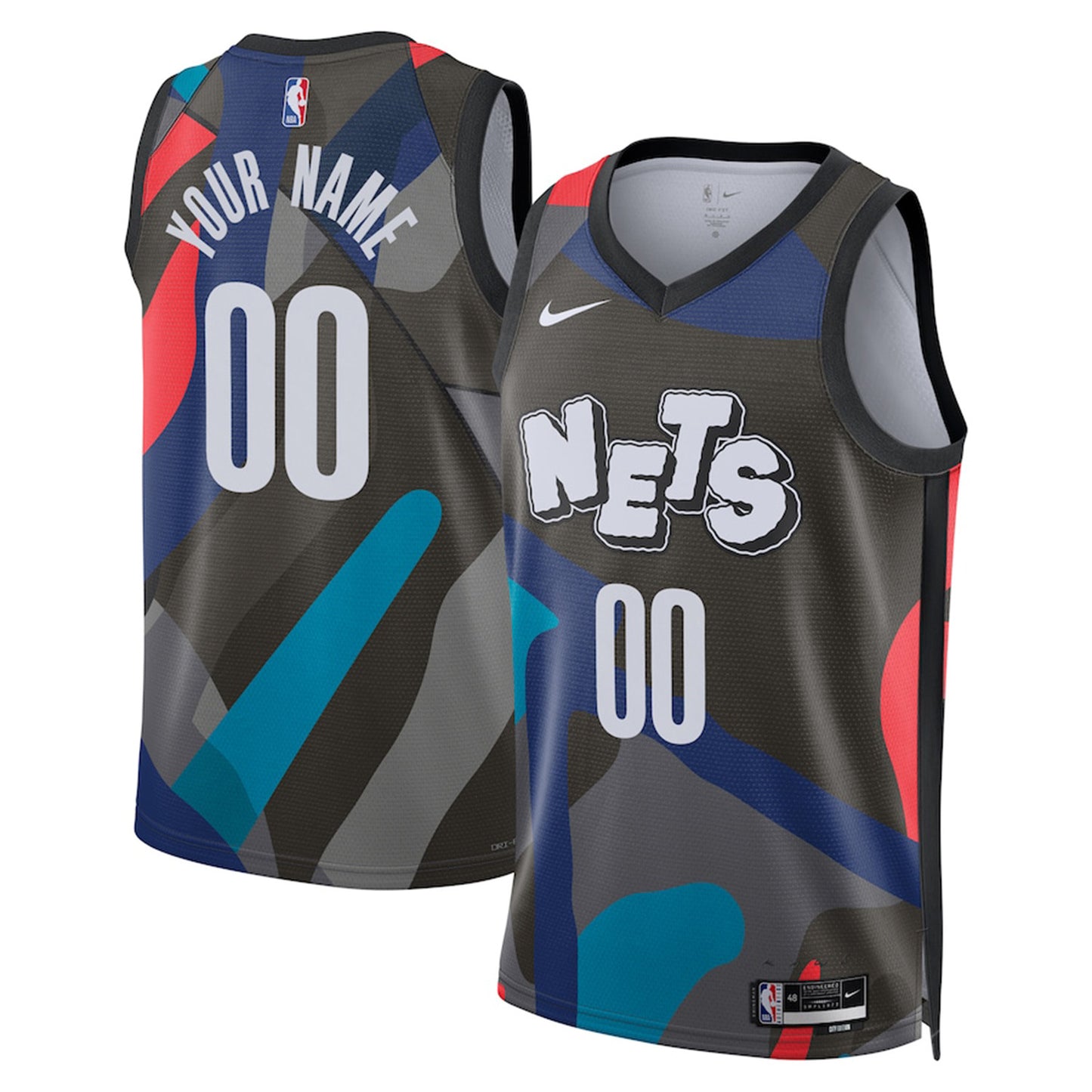 NBA Brooklyn Nets Blank Custom Jersey