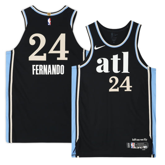 NBA Bruno Fernando Atlanta Hawks 24 Jersey