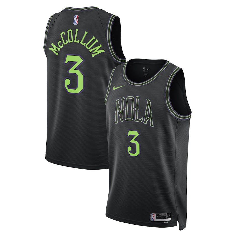 NBA CJ McCollum New Orleans Pelicans 3 Jersey