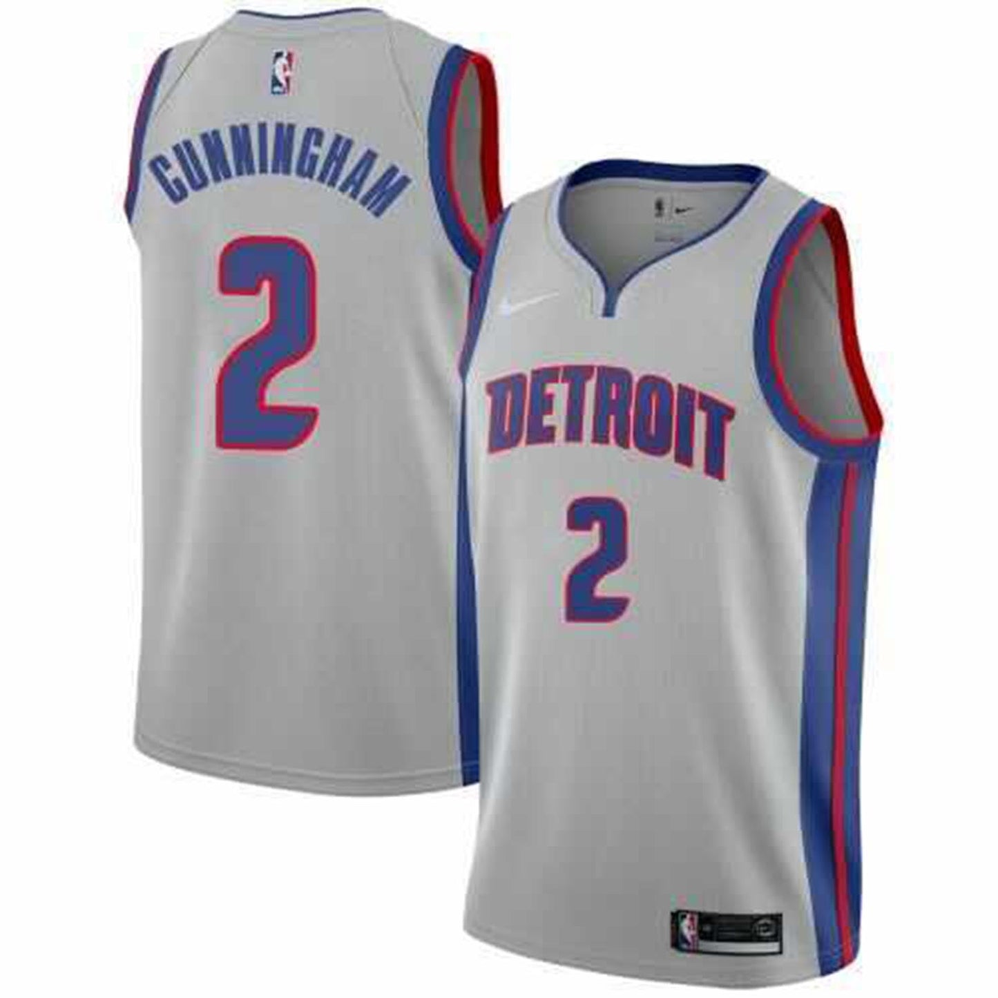 NBA Cade Cunningham Detroit Pistons 2 Jersey