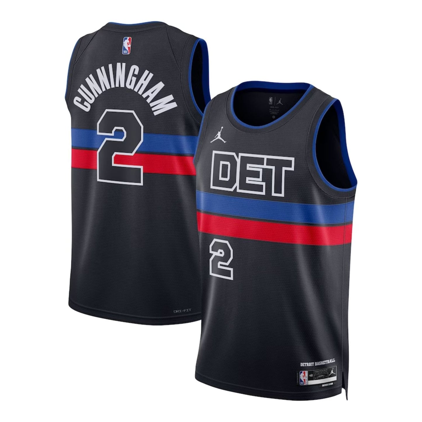 NBA Cade Cunningham Detroit Pistons 2 Jersey