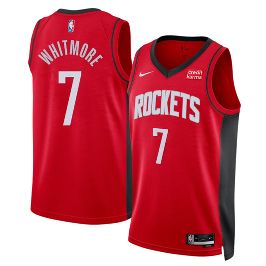 NBA Cam Whitmore Houston Rockets 7 Jersey