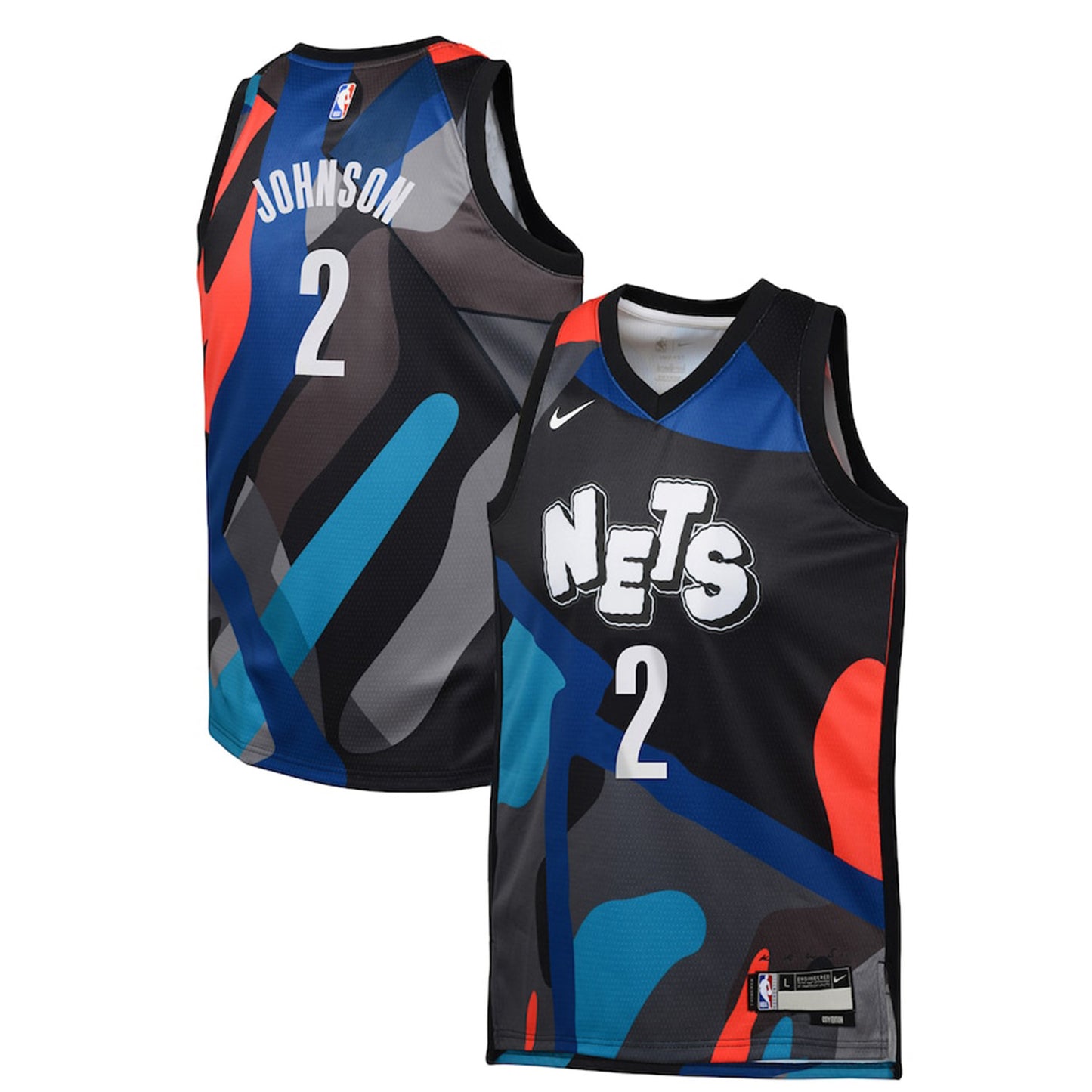 NBA Cameron Johnson Brooklyn Nets 2 Jersey