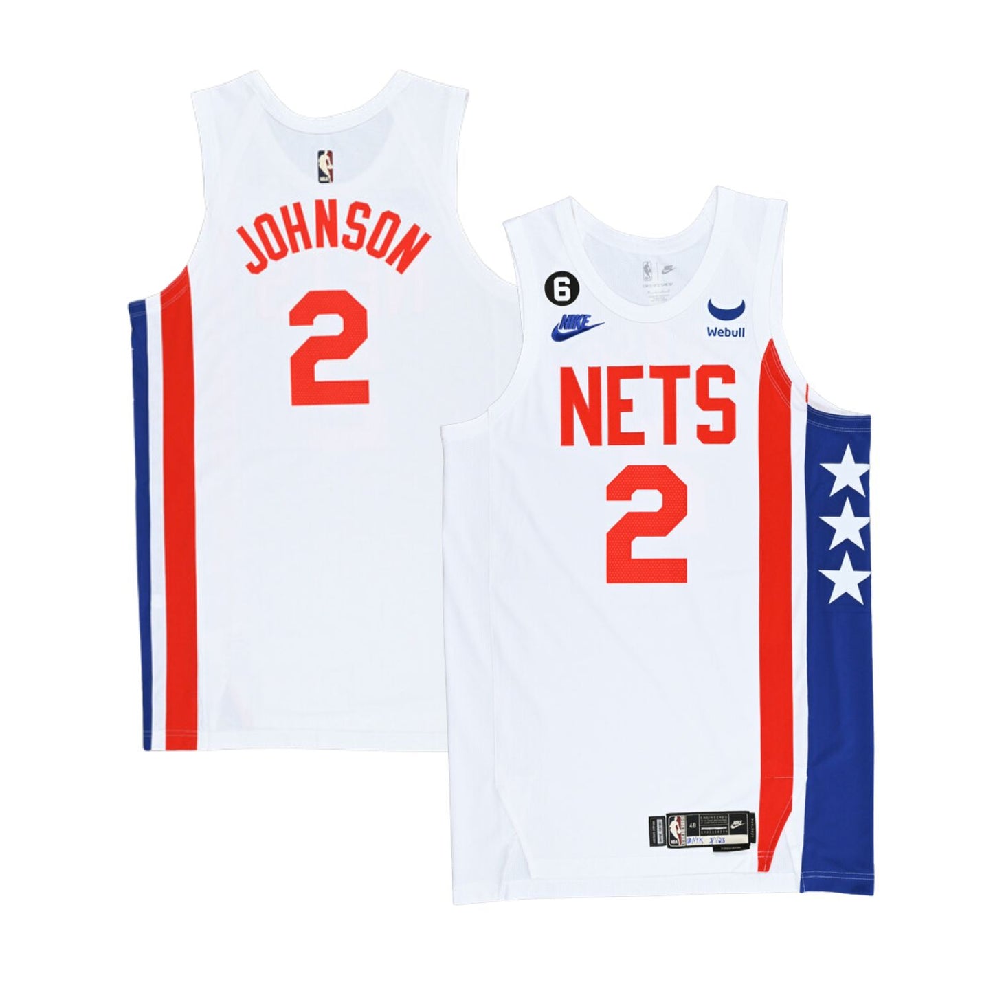 NBA Cameron Johnson Brooklyn Nets 2 Jersey