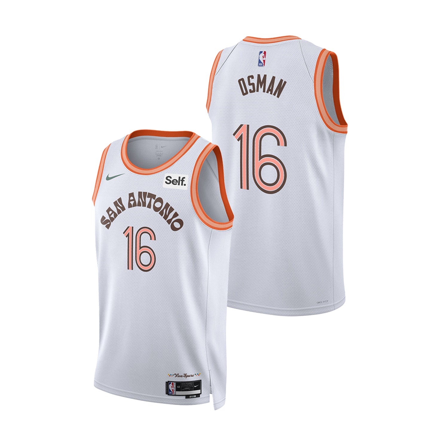 NBA Cedi Osman San Antonio 16 Jersey The Jersey King