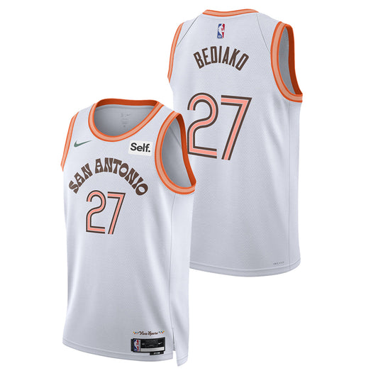 NBA Charles Bediako San Antonio Spurs 27 Jersey