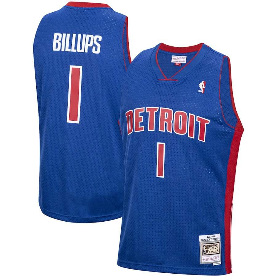 NBA Chauncey Billups Detroit Pistons 1 Jersey