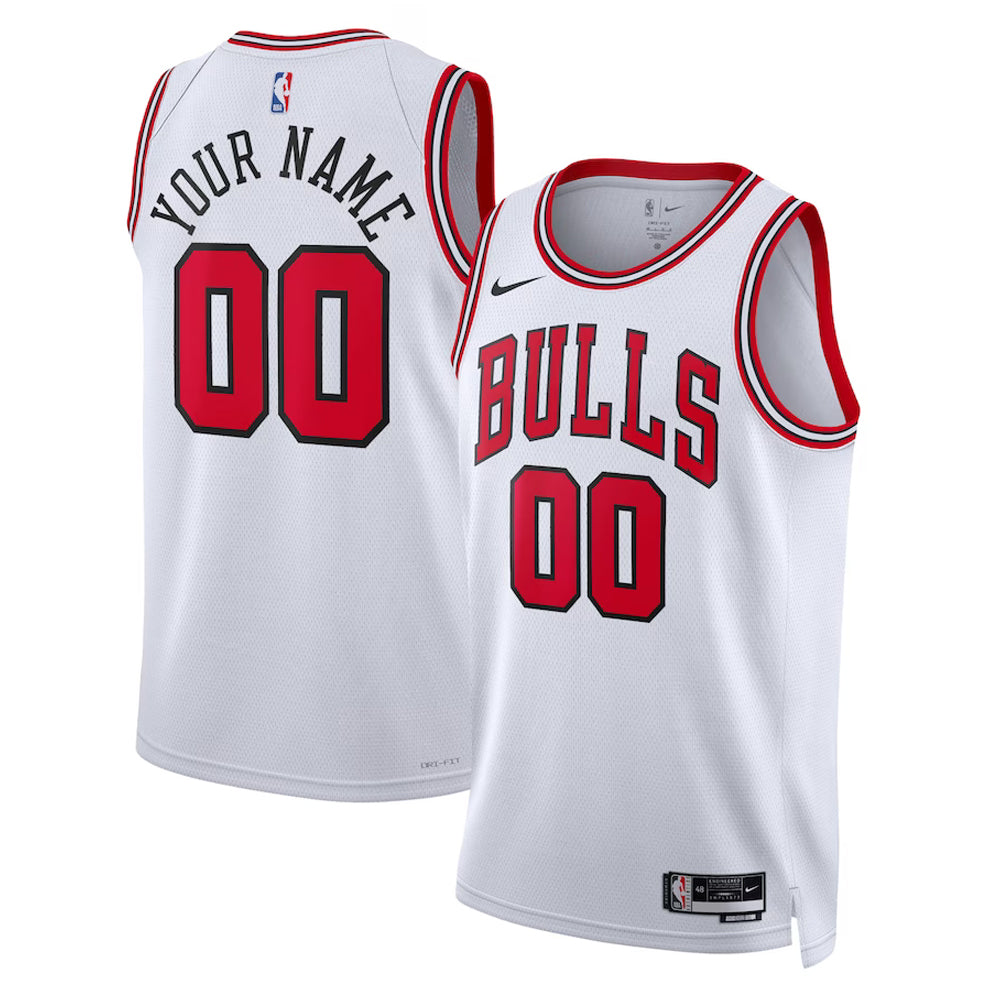 NBA Chicago Bulls Blank Custom Jersey