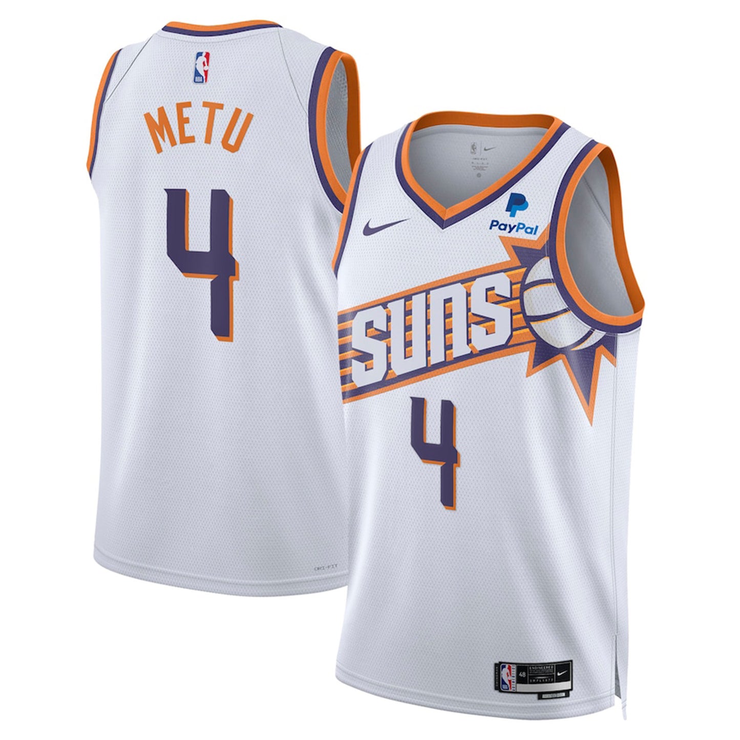 NBA Chimezie Metu Phoenix Suns 4 Jersey