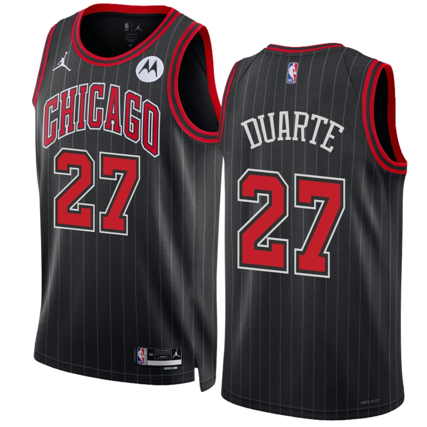 NBA Chris Duarte Chicago Bulls 27 Jersey