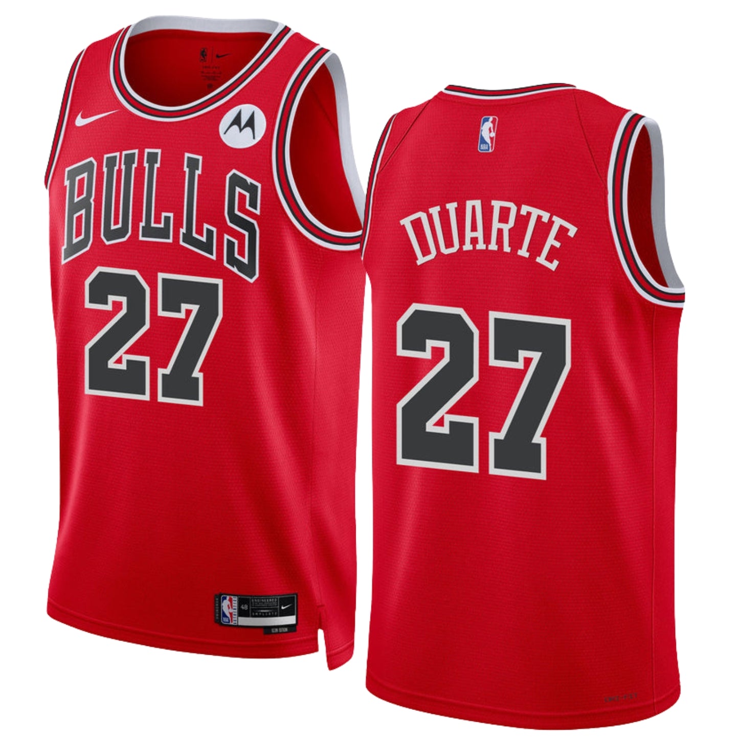 NBA Chris Duarte Chicago Bulls 27 Jersey