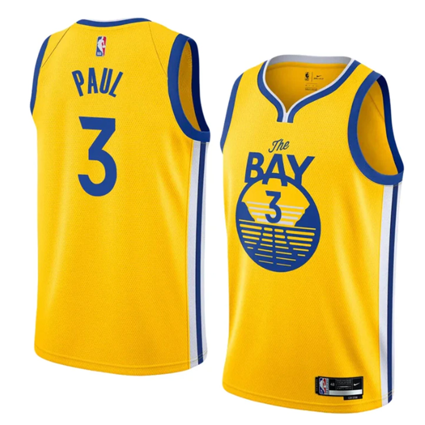 NBA Chris Paul Golden State Warriors 3 Jersey