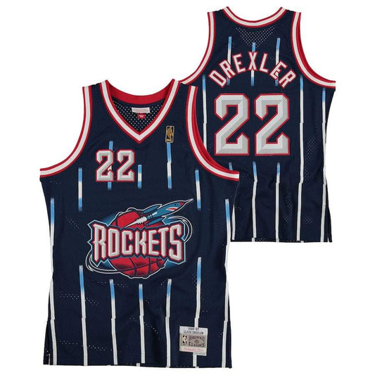 NBA Clyde Dexler Houston Rockets 22 Jersey