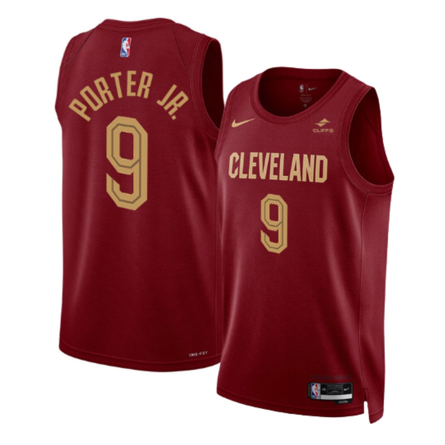 NBA Craig Porter Jr. Cleveland Cavaliers 9 Jersey