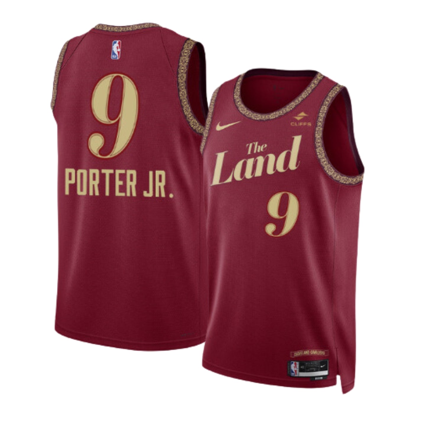 NBA Craig Porter Jr. Cleveland Cavaliers 9 Jersey