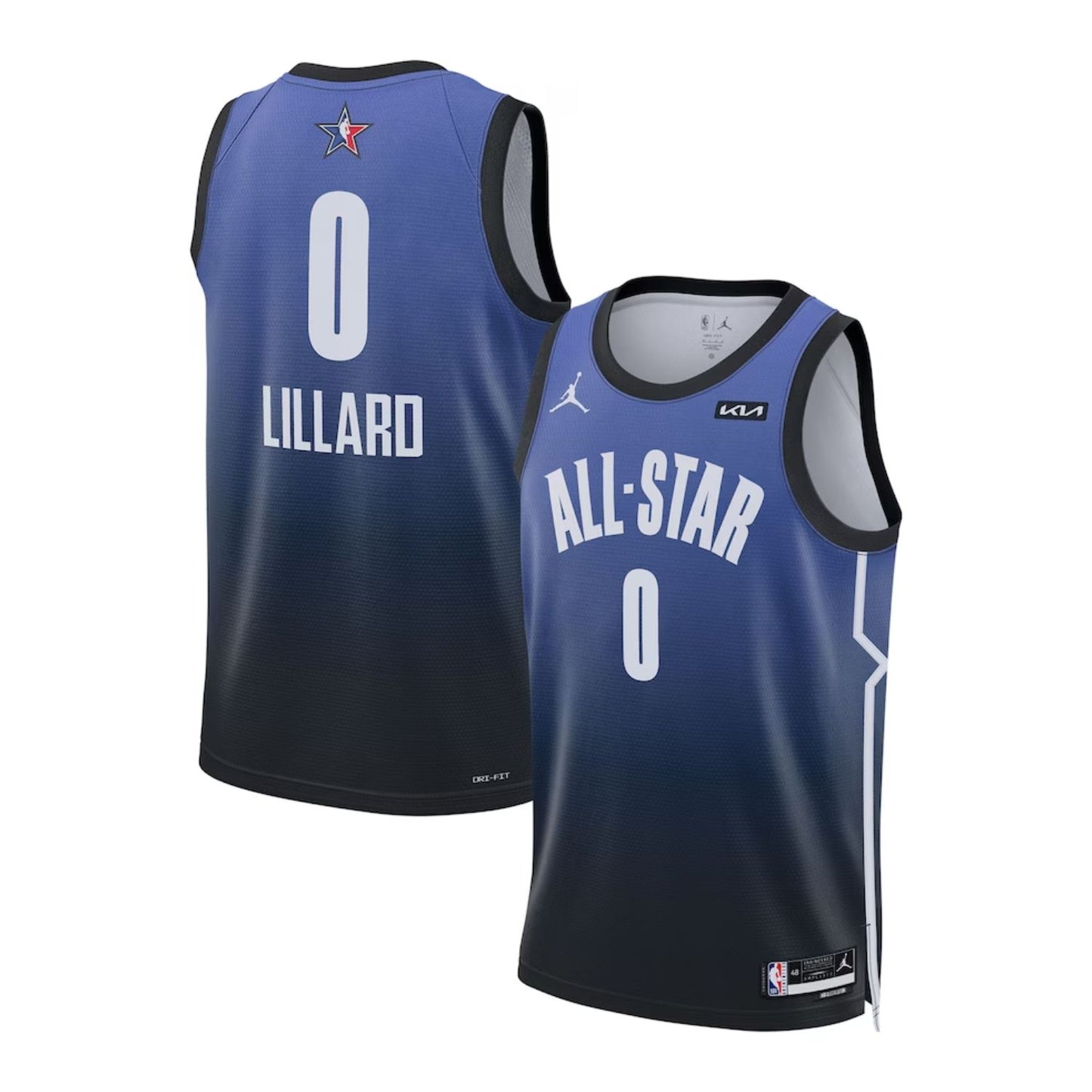 NBA Damian Lillard All Star 0 Jersey