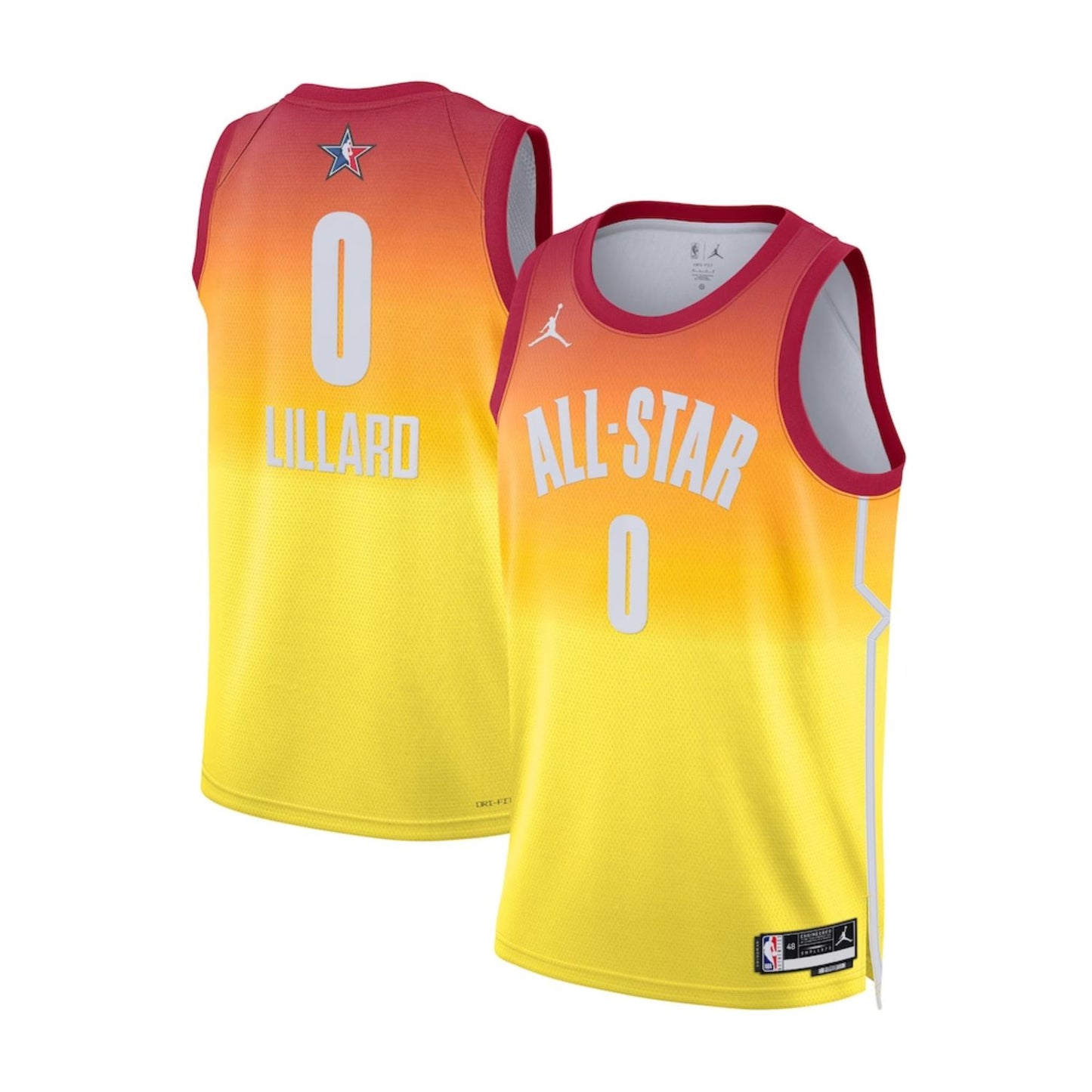 NBA Damian Lillard All Star 0 Jersey