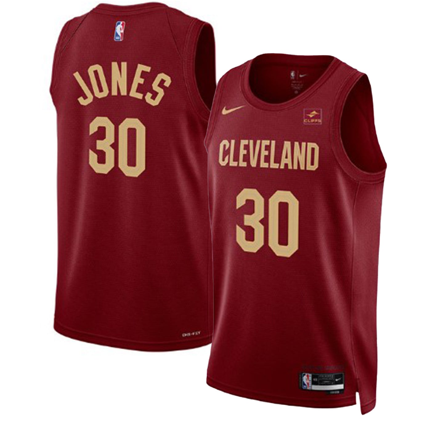 NBA Damion Jones Cleveland Cavaliers 30 Jersey