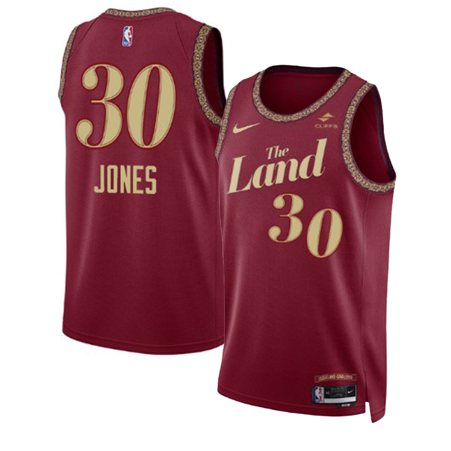 NBA Damion Jones Cleveland Cavaliers 30 Jersey