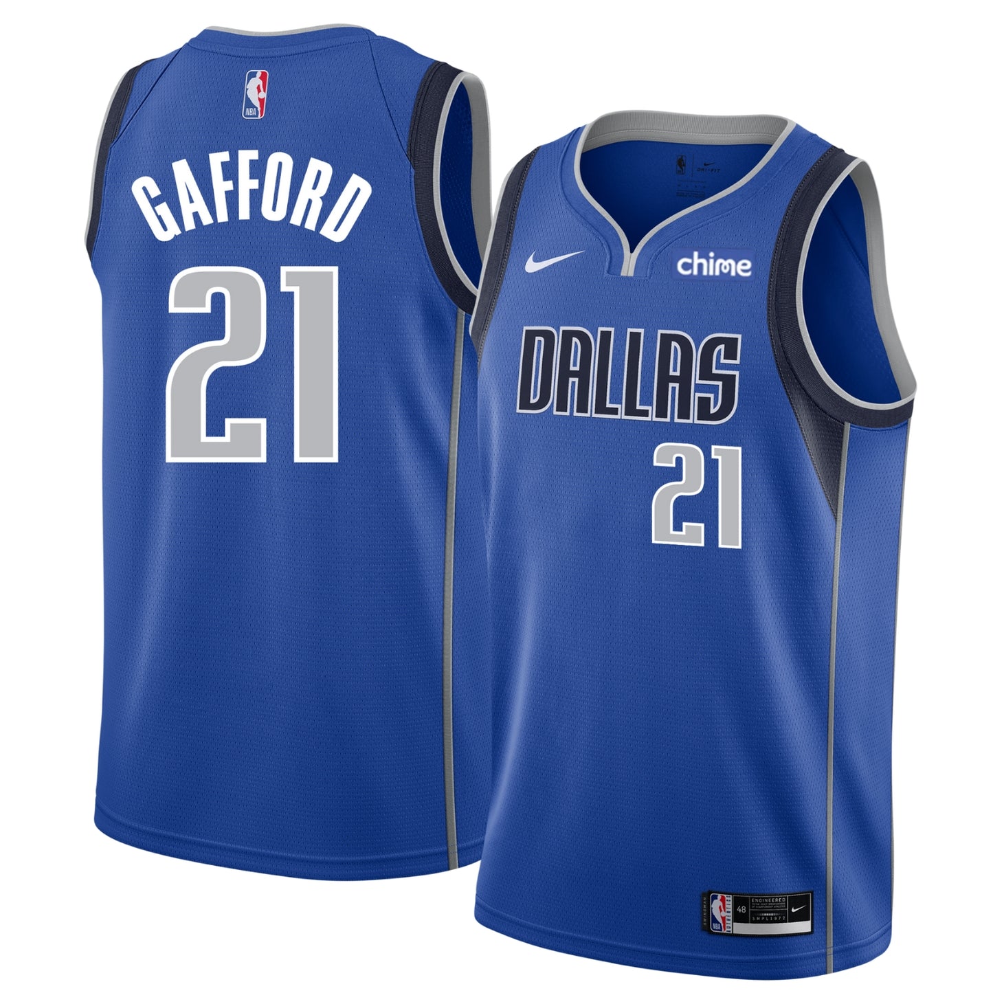 NBA Daniel Gafford Dallas Mavericks 21 Jersey