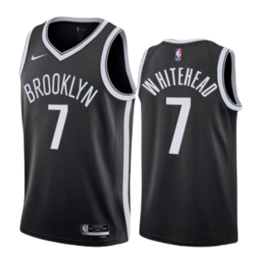 NBA Dariq Whitehead Brooklyn Nets 7 Jersey