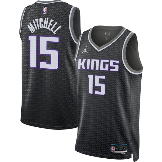 NBA Davion Mitchell Sacramento Kings 15 Jersey