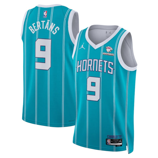 NBA Davis Bertans Charlotte Hornets 9 Jersey