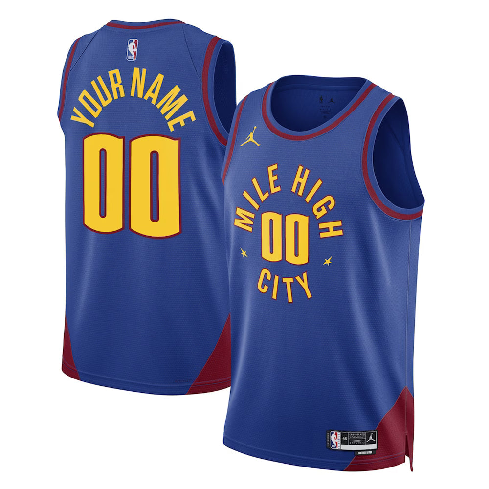 NBA Denver Nuggets Blank Custom Jersey