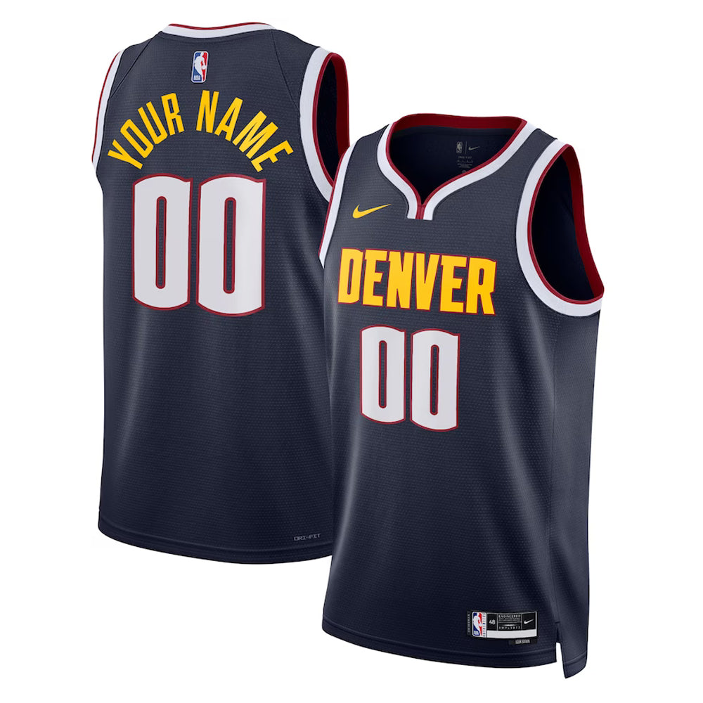 NBA Denver Nuggets Blank Custom Jersey